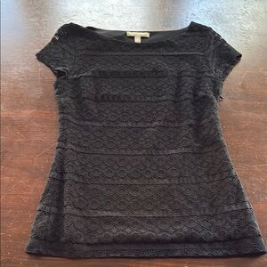 Banana Republic Black Lace Blouse